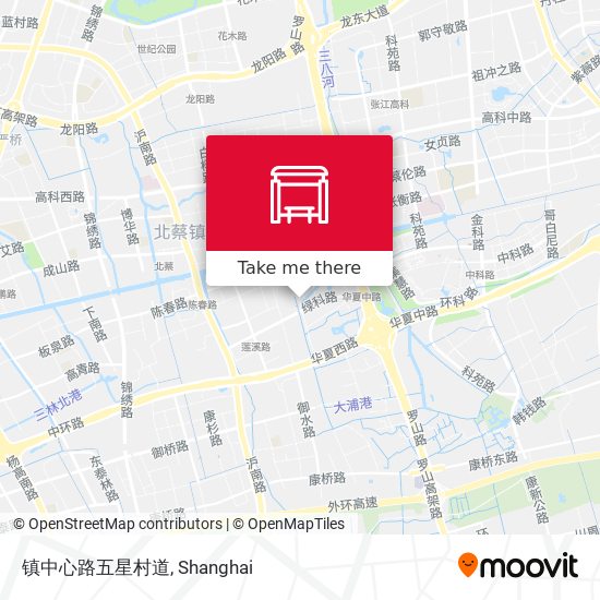 镇中心路五星村道 map