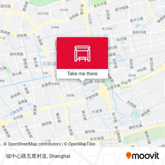 镇中心路五星村道 map