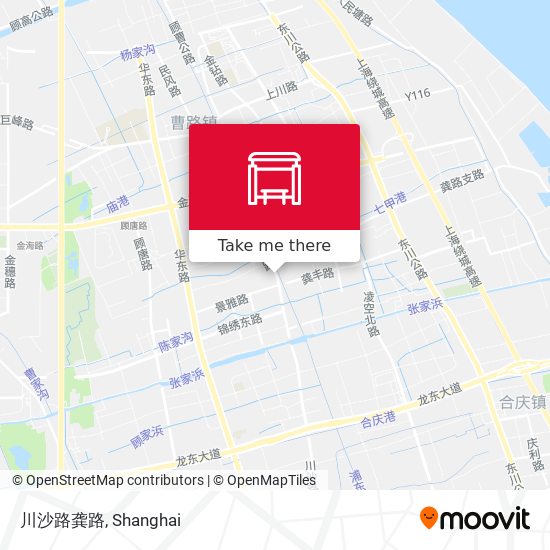 川沙路龚路 map