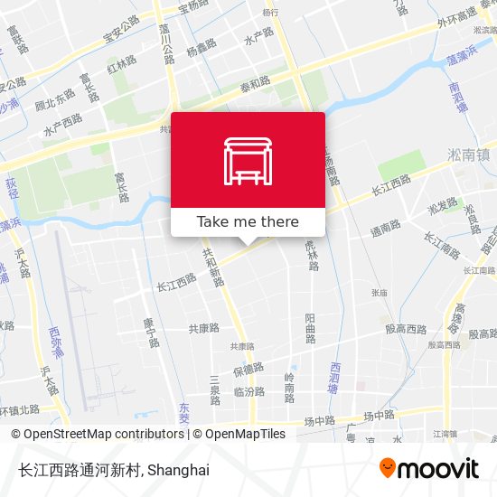长江西路通河新村 map