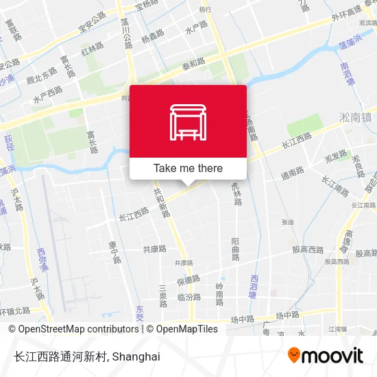 长江西路通河新村 map