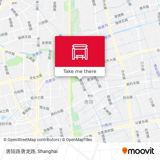 唐陆路唐龙路 map