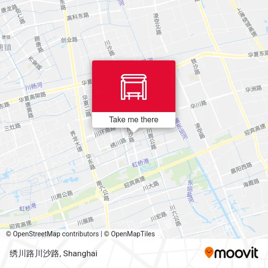 绣川路川沙路 map