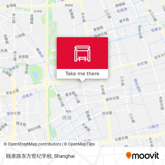 顾唐路东方世纪学校 map