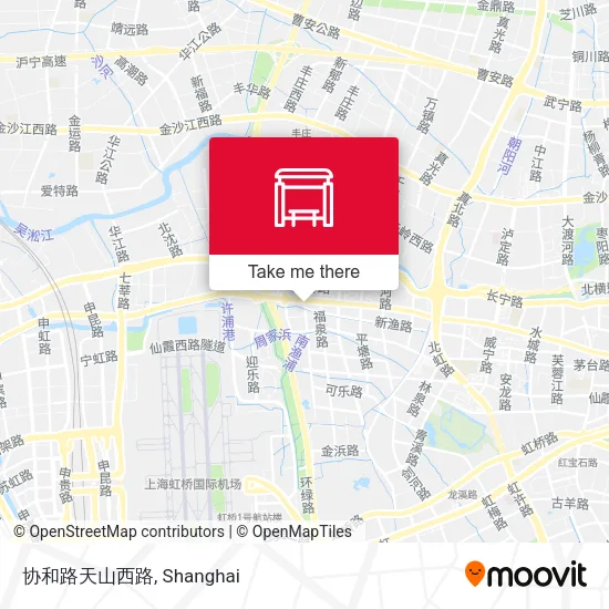 协和路天山西路 map