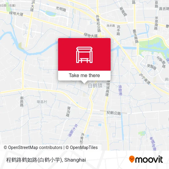 程鹤路鹤如路(白鹤小学) map