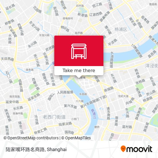 陆家嘴环路名商路 map