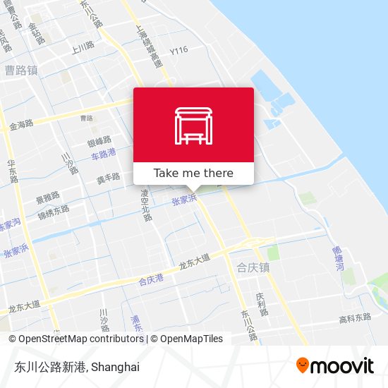 东川公路新港 map