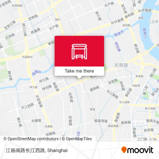 江杨南路长江西路 map