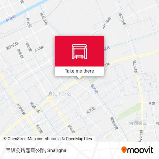 宝钱公路嘉唐公路 map