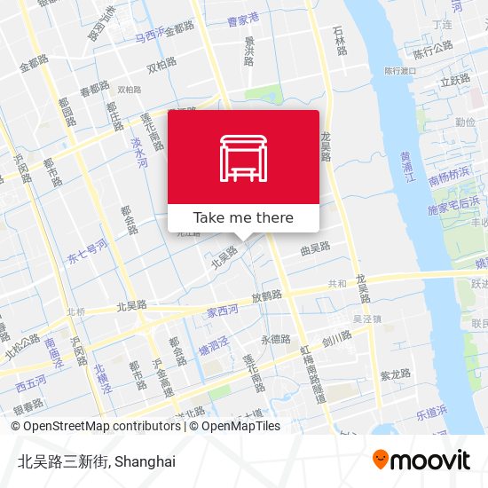 北吴路三新街 map