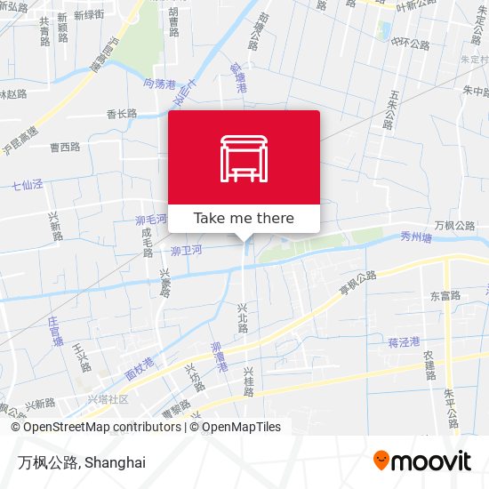万枫公路 map