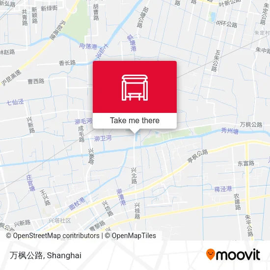 万枫公路 map