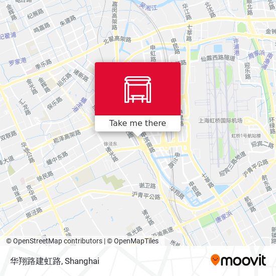华翔路建虹路 map