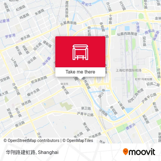 华翔路建虹路 map