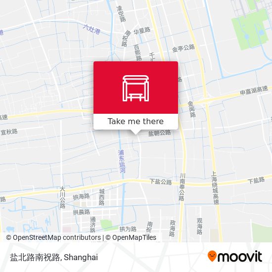 盐北路南祝路 map