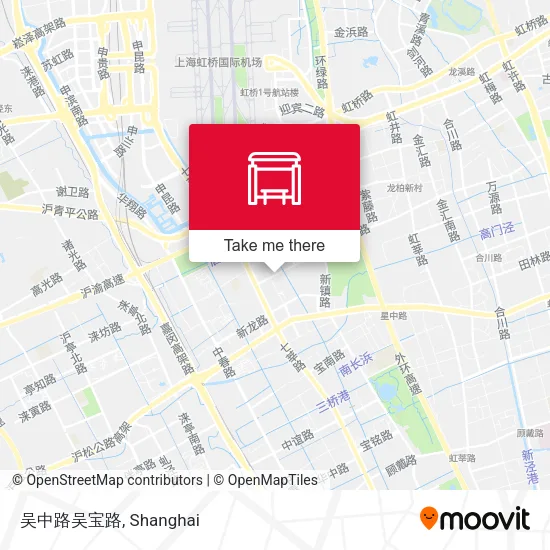 吴中路吴宝路 map