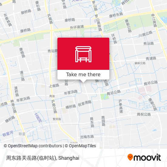 周东路关岳路(临时站) map