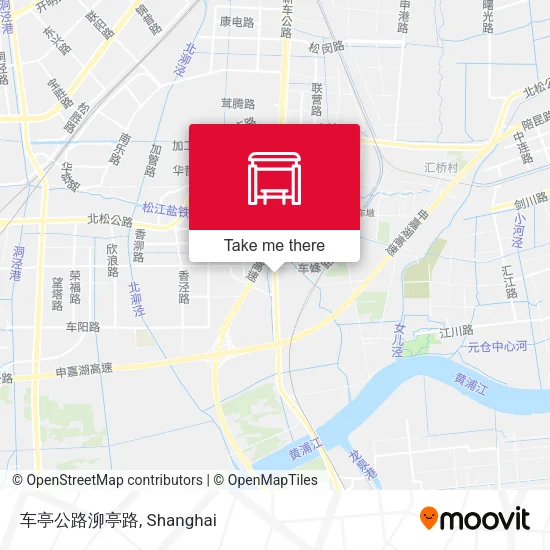 车亭公路泖亭路 map