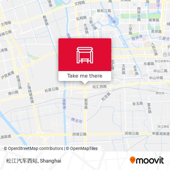 松江汽车西站 map