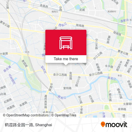 鹤霞路金园一路 map