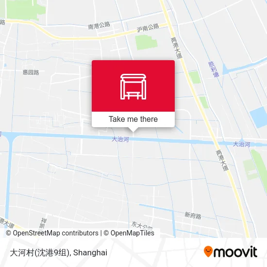 大河村(沈港9组) map