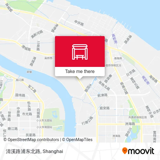 清溪路浦东北路 map