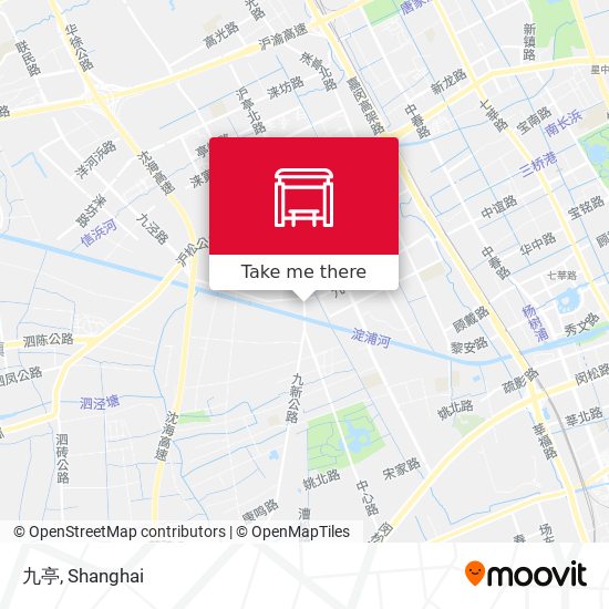 九亭 map
