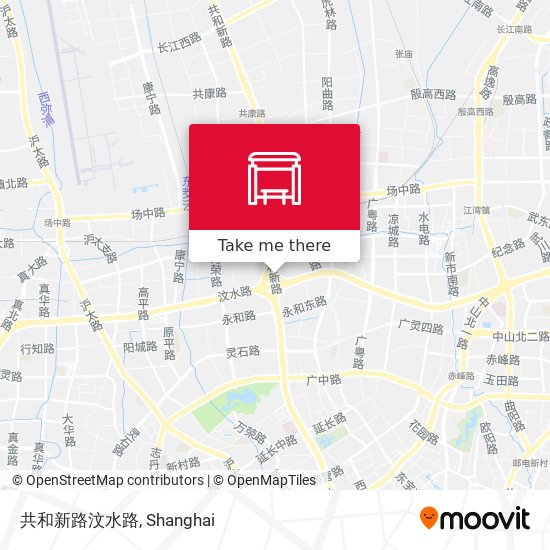 共和新路汶水路 map