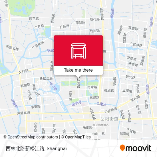 西林北路新松江路 map