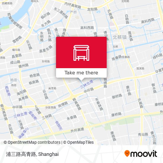 浦三路高青路 map