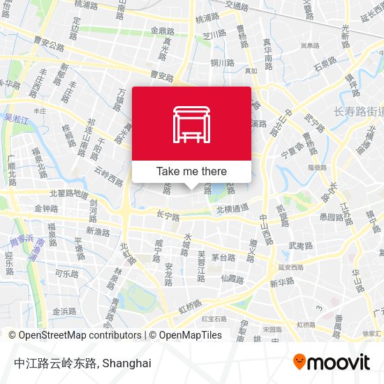 中江路云岭东路 map