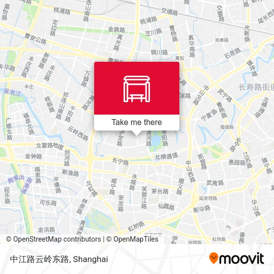 中江路云岭东路 map