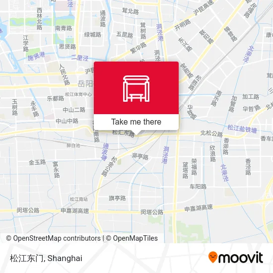 松江东门 map