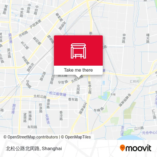 北松公路北闵路 map