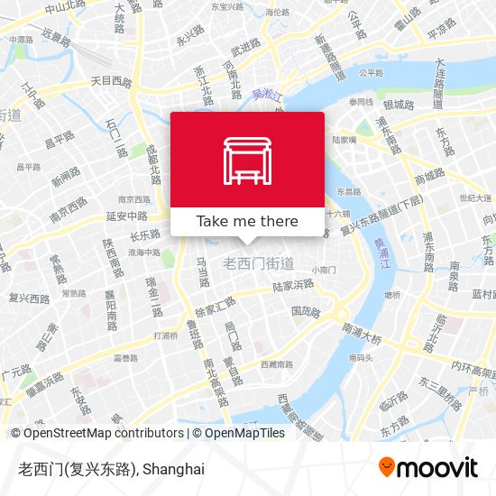 老西门(复兴东路) map