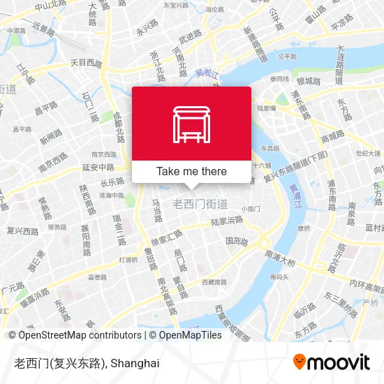 老西门(复兴东路) map
