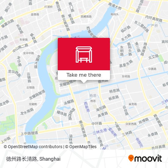 德州路长清路 map