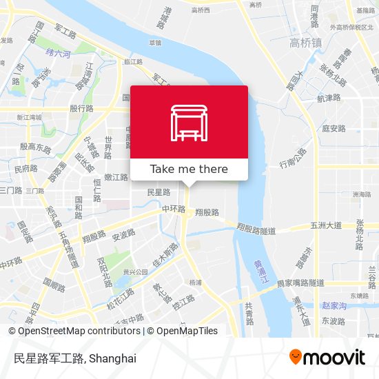 民星路军工路 map