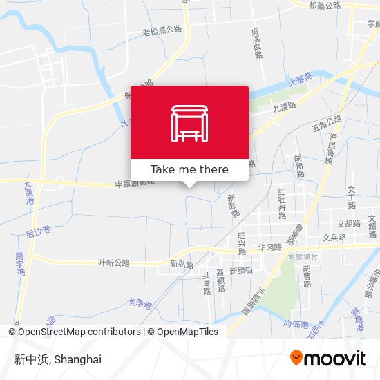 新中浜 map