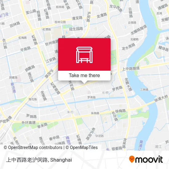 上中西路老沪闵路 map