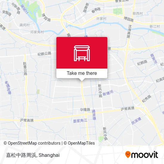 嘉松中路周浜 map