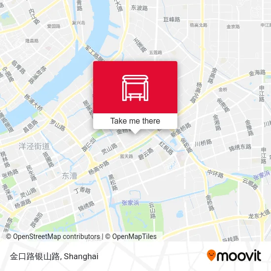 金口路银山路 map