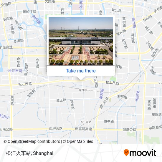 松江火车站 map