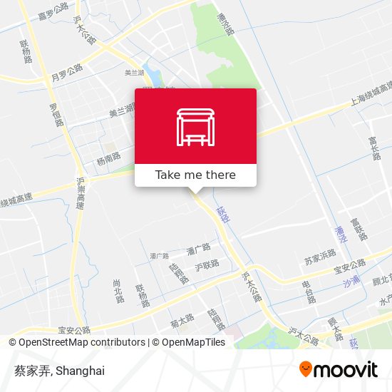 蔡家弄 map