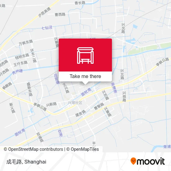成毛路 map
