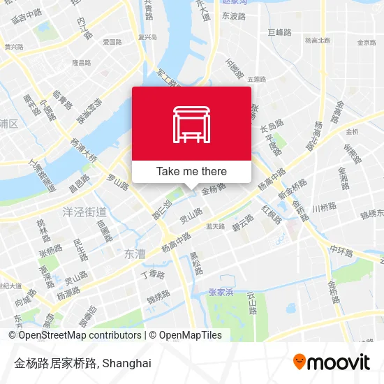 金杨路居家桥路 map