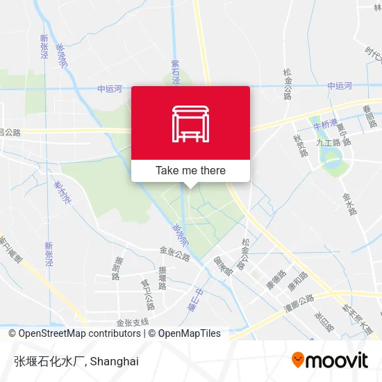 张堰石化水厂 map