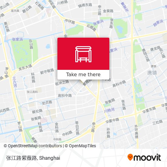 张江路紫薇路 map