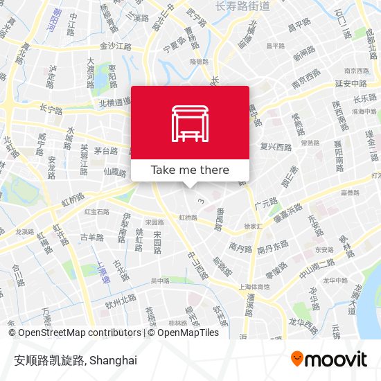 安顺路凯旋路 map